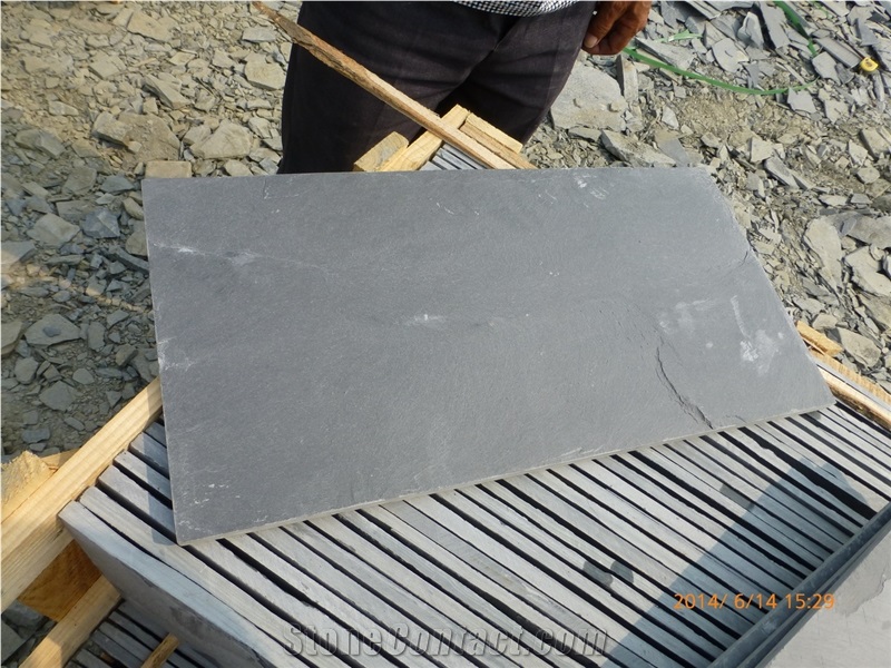 China Black Slate Slabs & Tiles