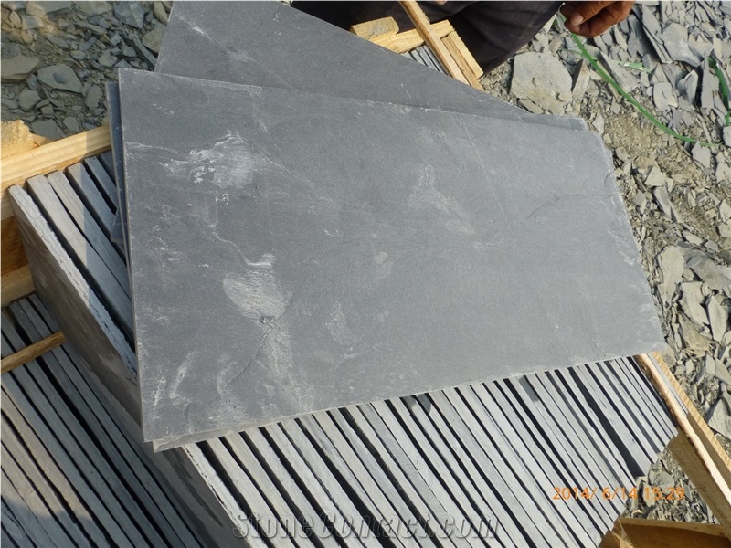 China Black Slate Slabs & Tiles