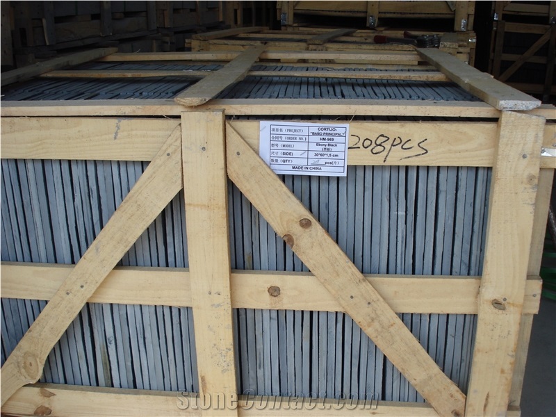 China Black Slate Slabs & Tiles
