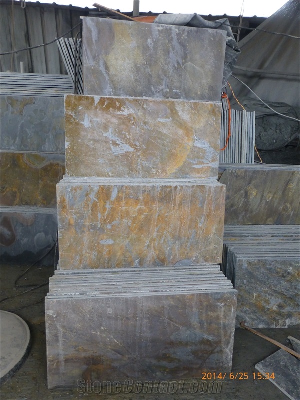 China Rust Slate Tile
