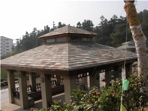 China Rusty Slate Roof Tiles,Silver Mink Roof Tiles