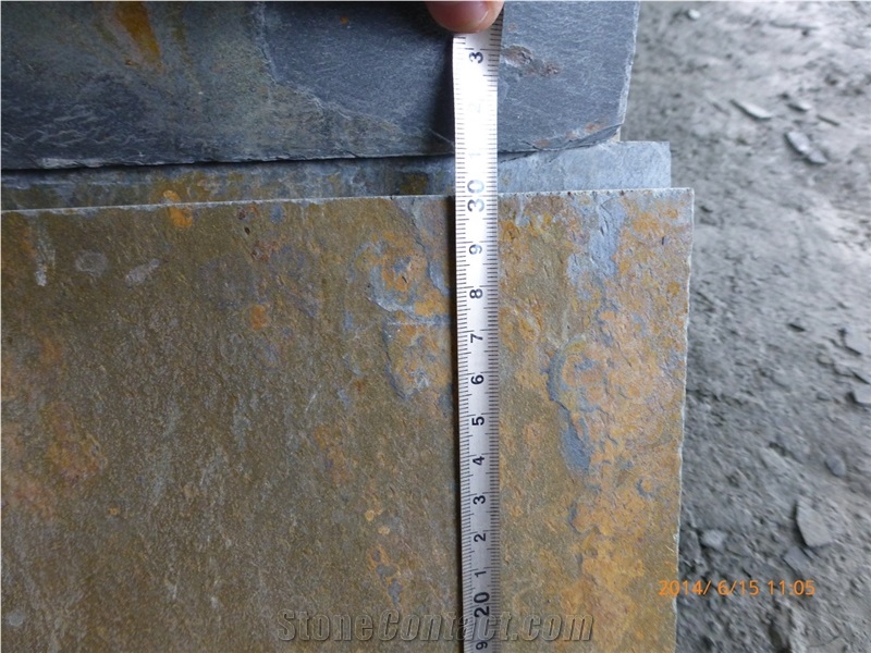 China Rusty Slate Slabs & Tiles