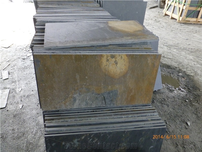 China Rusty Slate Slabs & Tiles