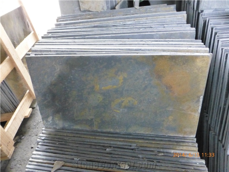 China Rusty Slate Slabs & Tiles