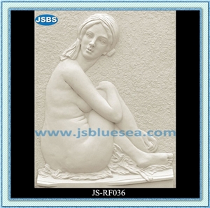 Natural Marble Wall Relief