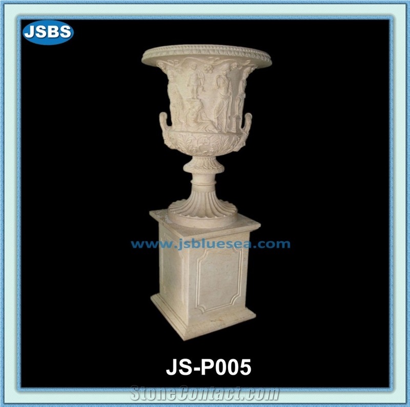 Natural Stone Flower Pot