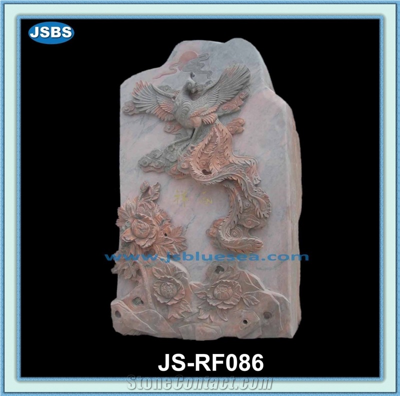 Natural White Marble Wall Reliefs