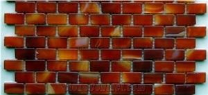 Agate Mosaics Dark Red Agate