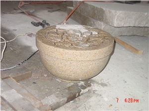 G682 Granite Flower Pot, Stone Flower Pot G682 Granite Flower Pot, Stone Flower Pot