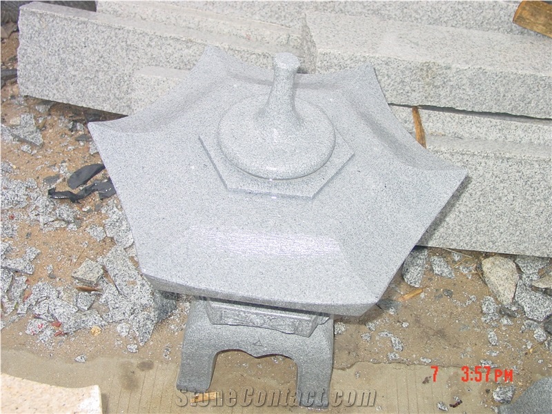 Grey Graine Lanterns,Stone Chinese Lanterns
