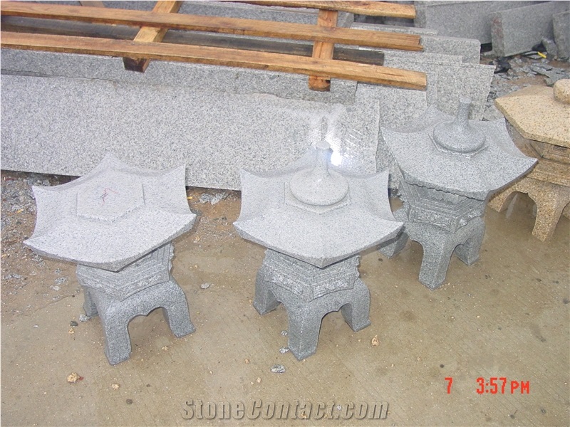 Grey Graine Lanterns,Stone Chinese Lanterns