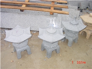 Grey Graine Lanterns,Stone Chinese Lanterns