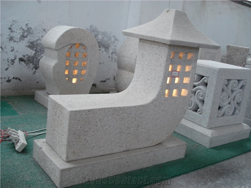 Grey Granite Lanterns