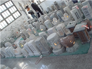 Grey Granite Lanterns Grey Granite Lanterns