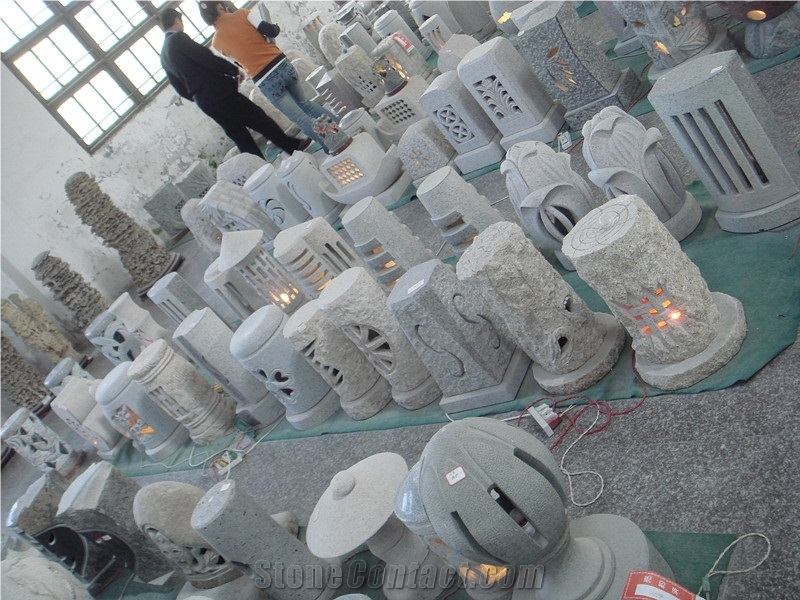 Grey Granite Lanterns