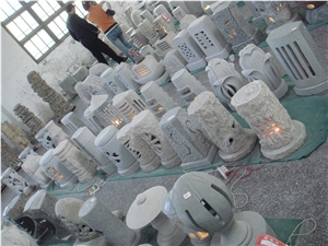 Grey Granite Lanterns