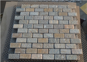 Multicolor Slate Mosaic Pavers