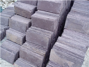 Purple Slate Slabs & Tiles, China Lilac Slate