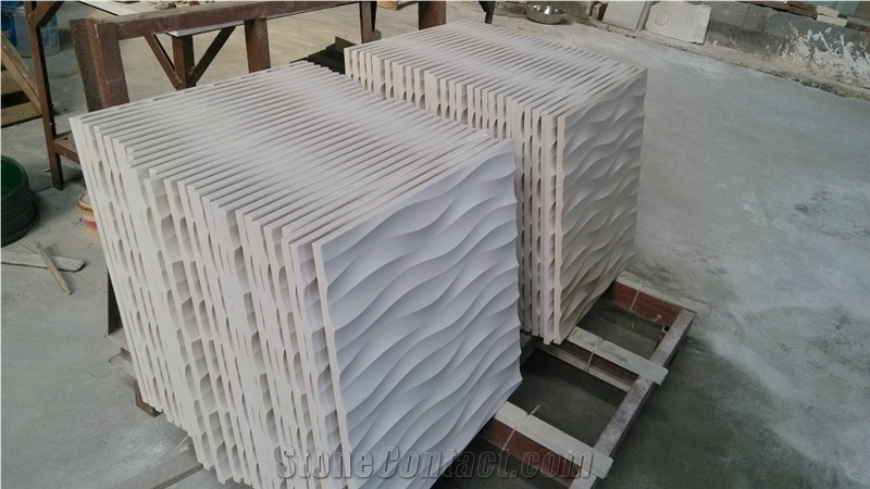 3d Cnc Stone Sculpture, Shaped Tiles for Projects