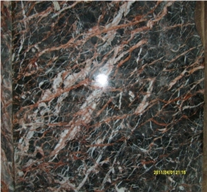 China Azalea Red Marble Slabs&Tiles, China Rose Portoro Marble, Cuckoo Red Marble