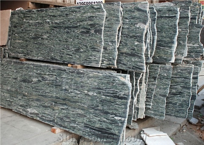 China High Quality Green Granite , Fantasy Ocean Green Granite Slab & Tile