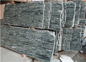 China High Quality Green Granite , Fantasy Ocean Green Granite Slab & Tile