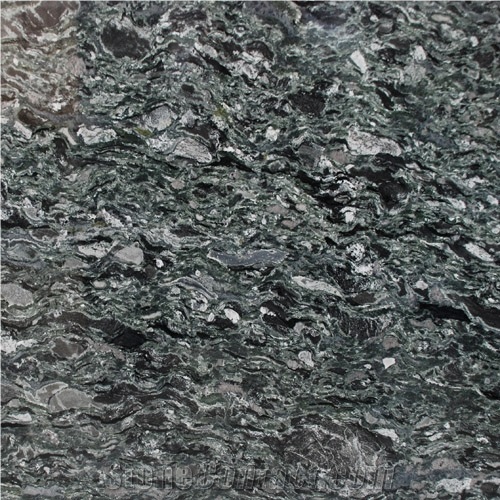 China High Quality Green Granite , Fantasy Ocean Green Granite Slab & Tile
