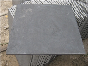 China Honed Blue Limestone Slab and Tile