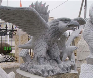Eagle Style Of G603 Sculpture , Supply Different Kinds Of Natural Stone Animal Sculpture & Statues, G603 Granite Statues