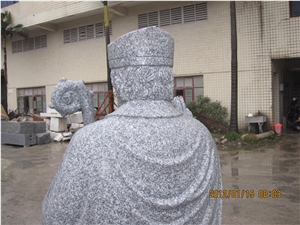 G603 Person Sculpture, Cheap Grey Granite Sculptures