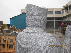 G603 Person Sculpture, Cheap Grey Granite Sculptures