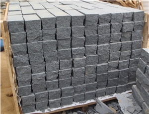 G654 Black Granite Cubes Stone,Paving Stone