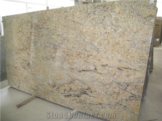 Golden Crystal Granite Kitchen Countertop