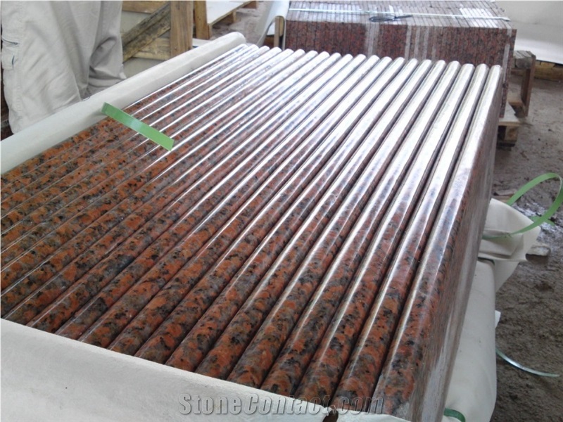 Granite Steps, Spray White Staircase, Grey Granite Steps
