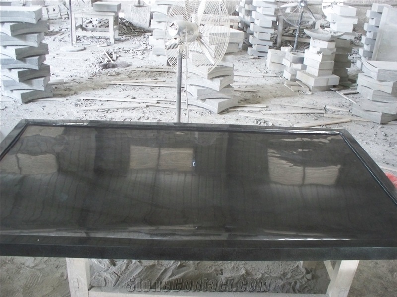 Honed Black Granite Shower Tray,Shower Base