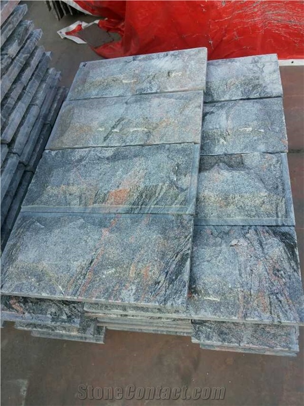 Multicolor Red Mushroom Stone, Chinese Multicolor Red Slab & Tile
