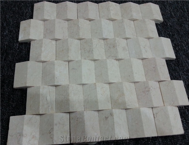 Polished Natural Stone Mosaic Pattern