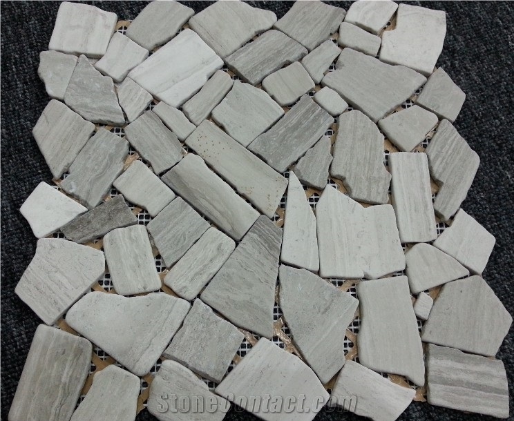 Polished Natural Stone Mosaic Pattern