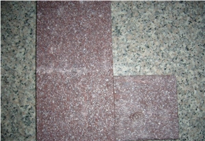Red Porphyr Stone Paving,Shouning Red Cubestone