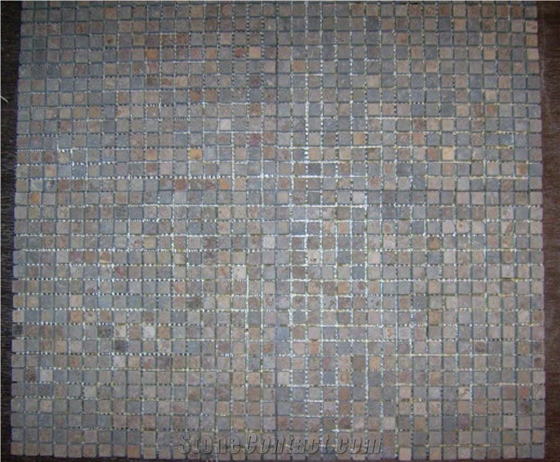 Rusty Slate Mosaic Tile