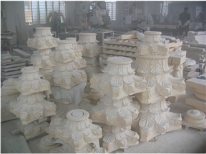 Stone Roman Columns,Column Caps,Column Bases