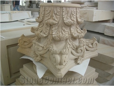 Stone Roman Columns,Column Caps,Column Bases