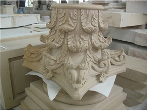 Stone Roman Columns,Column Caps,Column Bases