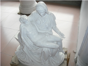 Angel Sculpture,Western Human Stone Sculpture, Hunan White Marble Sculptures