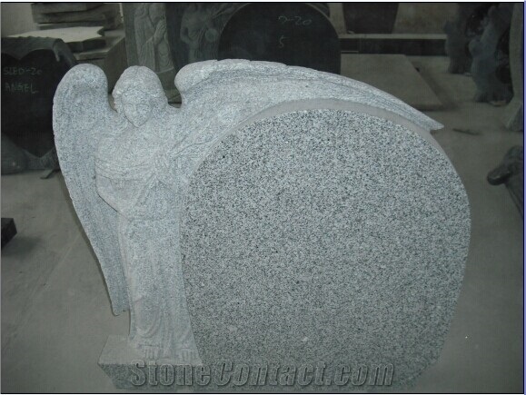 Angle Mounment, G654 Granite Tombstone