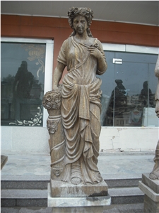 archaistic sculptures & statues,antique sculptured stone figure,