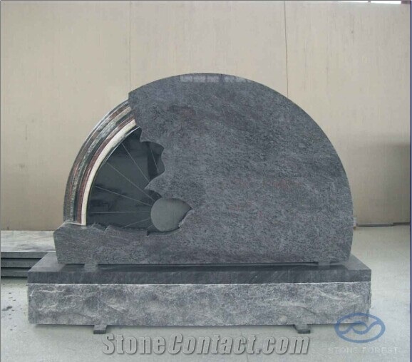 Aurora Granite Monument Design, Brown Granite Monument Design