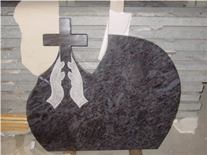 aurora granite tombstone,upright cross monument,headstone engarving 