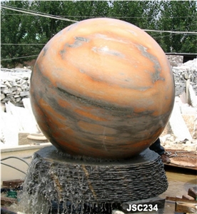 Ball Stone Water Fountain,Garden Water Fountain, Marble Water Fountain
