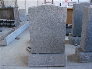 Big Quantity G654 Simple Upright Design Monument, G654 Granite Monument & Tombstone